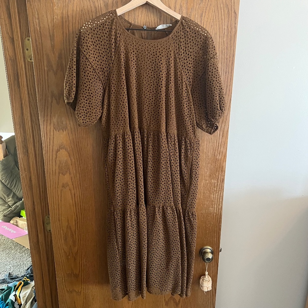 Everlane Eyelet Dress Size L